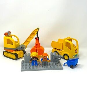 Lego Duplo Construction Site Trucks Lot